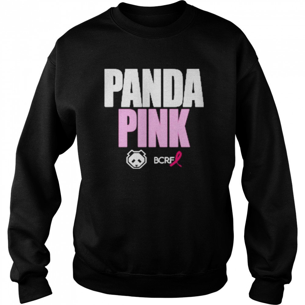 Panda Pink Bcrf Black T-Shirt Unisex Sweatshirt