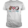 Peace Love Volleyball  Classic Men's T-shirt