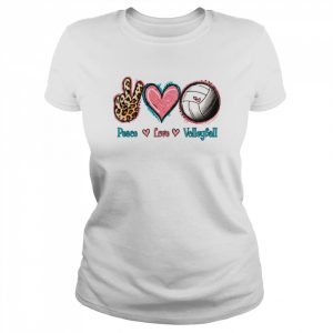 Peace Love Volleyball  Classic Women's T-shirt