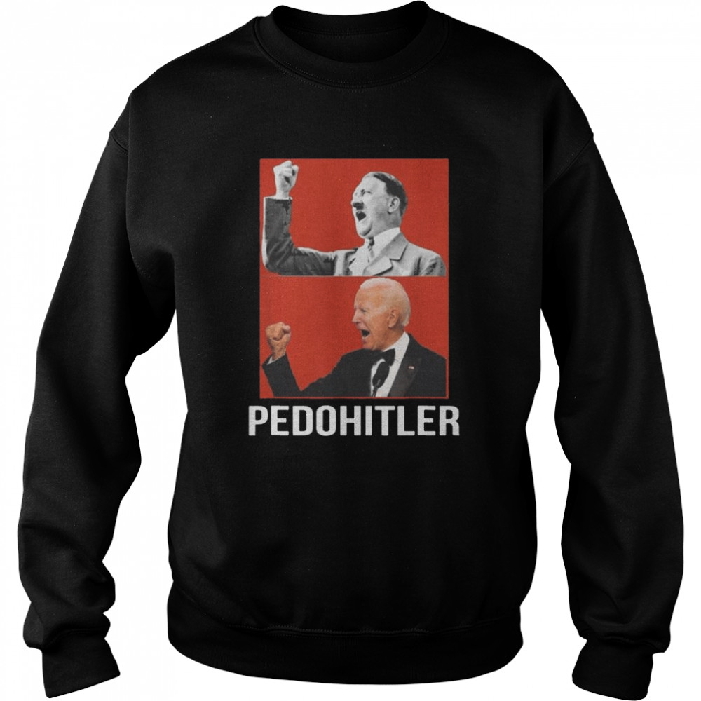 Pedohitler flag antI Joe Biden  Unisex Sweatshirt