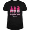 Pink Gnomies Support Squad Breast Cancer Awareness T-Shirt Classic Men's T-shirt