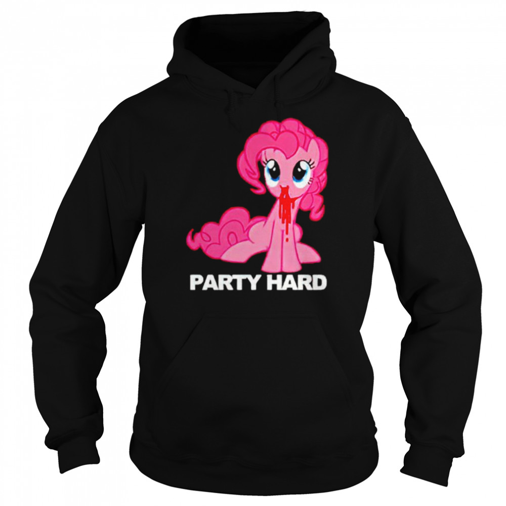 Pinkie Pie party hard  Unisex Hoodie