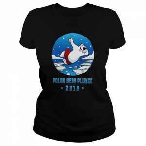 Plunge Winter Swimming Polar Bear  Classic Women's T-shirt