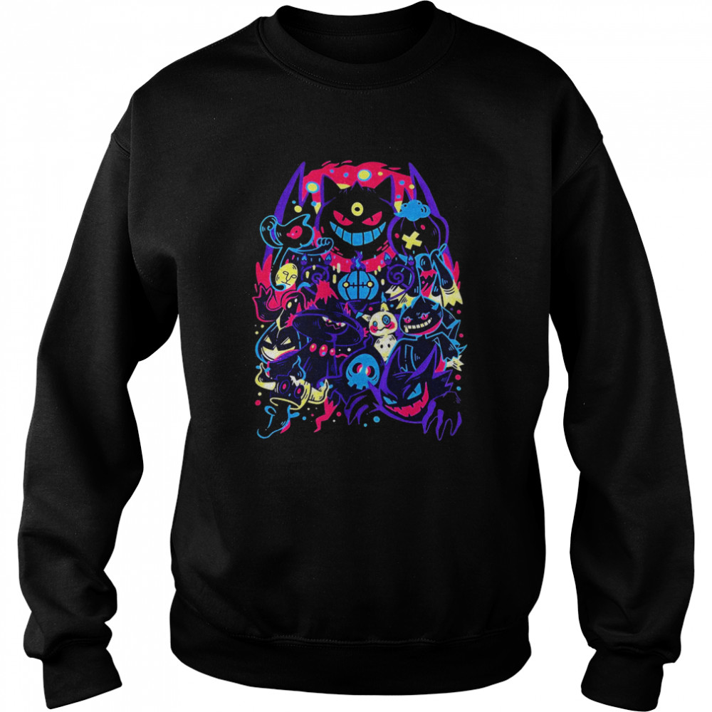 Pokemon Ghost Halloween  Unisex Sweatshirt