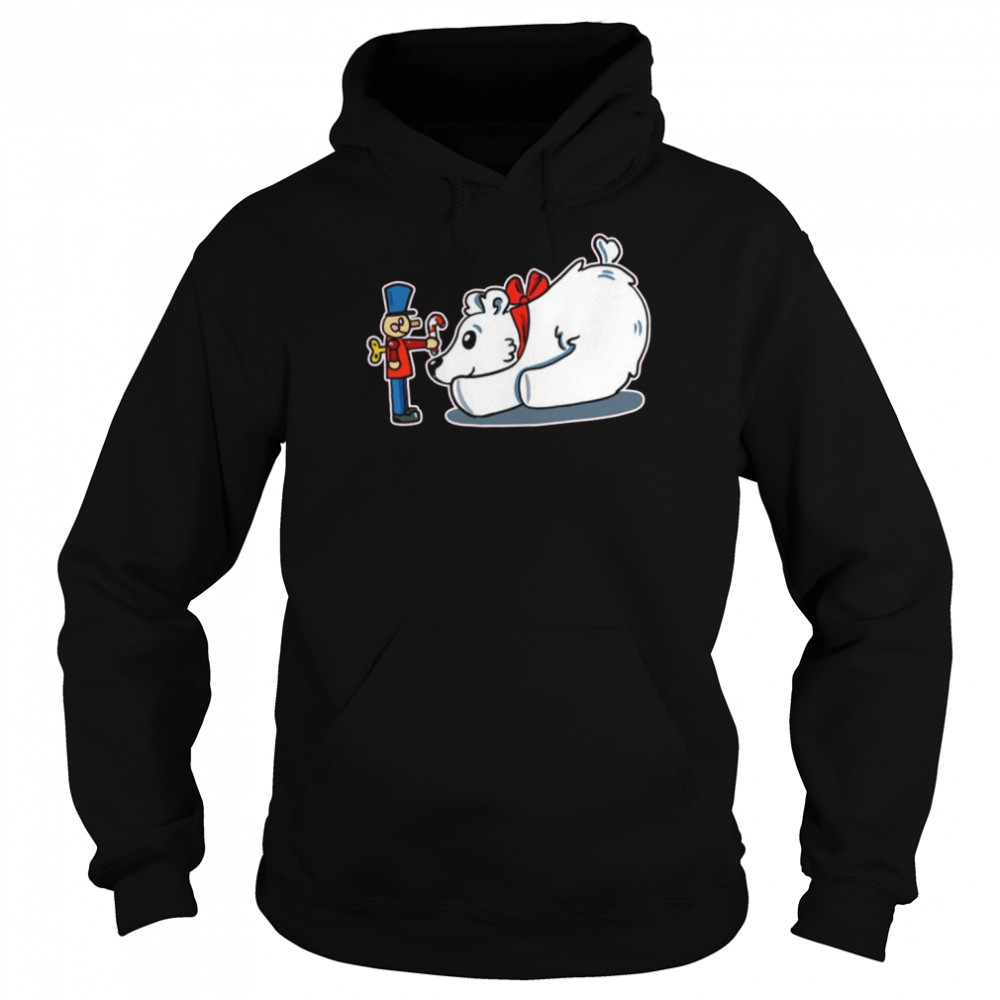 Polar Bear Christmas Graphic Xmas  Unisex Hoodie