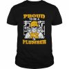 Proud to be a plumber skull plumbing pipe fitter  Classic Men's T-shirt