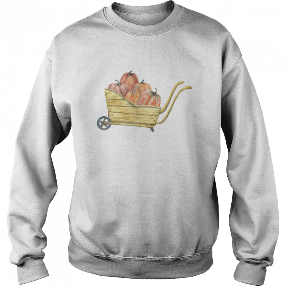 Pumpkin Schubkaare Farm Boho Cottagecore  Unisex Sweatshirt