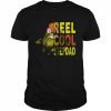 Reel Cool Stepdad Funny Fishing Cool Gift For Stepdad Shirts Classic Men's T-shirt