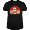 Retro Sunset Cute Pumpkin Spice Latte T-Shirt Classic Men's T-shirt