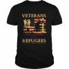 Retro Veterans Before Refugees  Classic Men's T-shirt