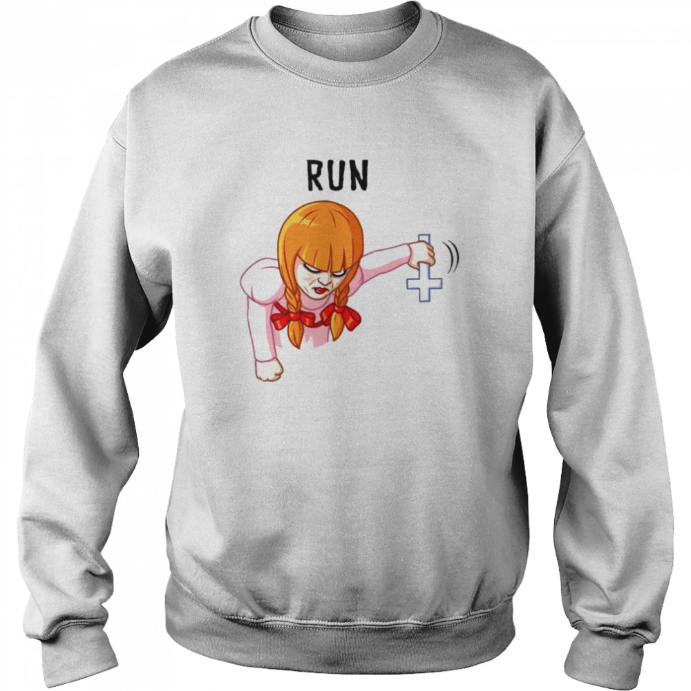 Run Child’s Play Christian Cross Halloween  Unisex Sweatshirt