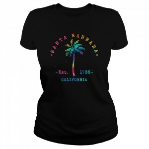 Santa Barbara California Palm Tree T-Shirt Classic Women's T-shirt