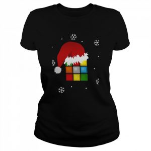 Santa Rubik Merry Christmas Oll  Classic Women's T-shirt