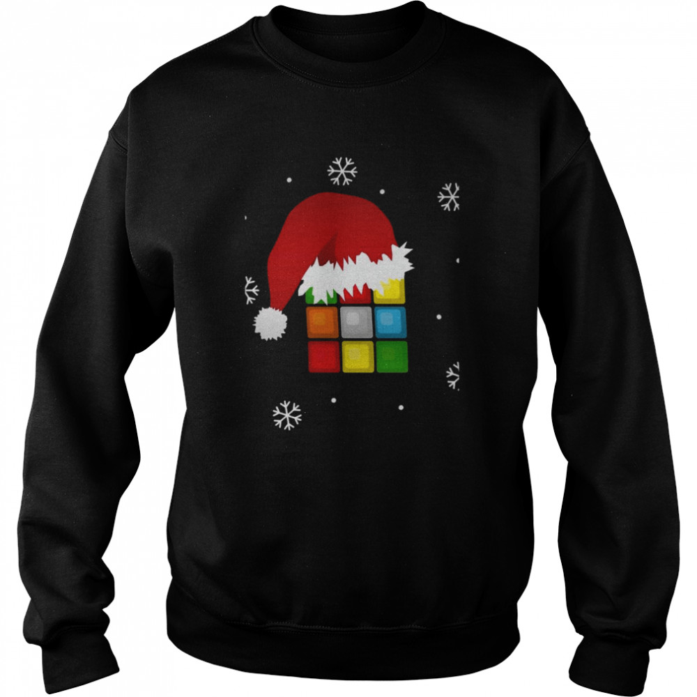 Santa Rubik Merry Christmas Oll  Unisex Sweatshirt