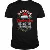 Santa’s Number One Behavior Technician Funny Christmas Quote  Classic Men's T-shirt