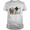 Scarycrow Pumpkin Head Iconic Symbols In Halloween  Classic Men's T-shirt