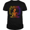 Skeleton i’ll just wait until it’s quiet  Classic Men's T-shirt