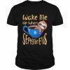 Sloth Wake Me Up When September Ends  Classic Men's T-shirt