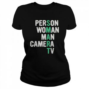 Smart person woman man camera tv  Classic Women's T-shirt