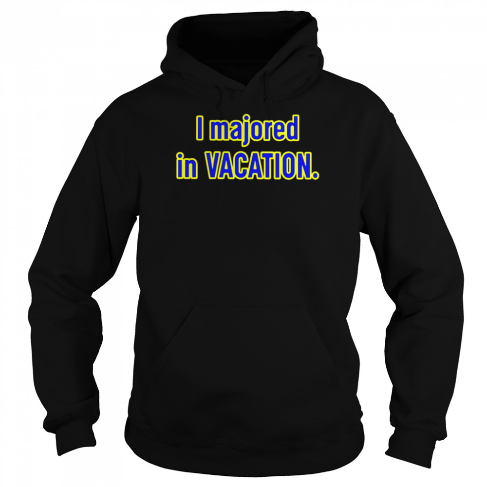 Spiderlingdaya I Majored In Vacation  Unisex Hoodie