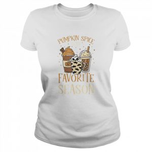 Spooky Coffees Fall Pumpkin Spice Is My Favorite Season T-Shirt Classic Women's T-shirt