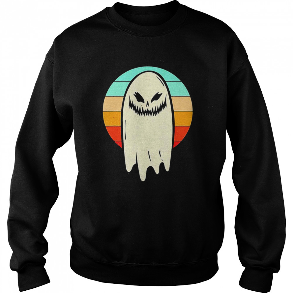 Spooky Ghost Halloween retro vintage  Unisex Sweatshirt