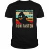 Spooky Ghost Paranormal Investigator If You see me running Run Faster retro vintage Halloween  Classic Men's T-shirt