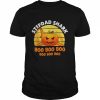 Stepdad Shark Boo Pumpkin Halloween Stepdad Shirts Classic Men's T-shirt