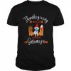 Thanksgiving With My Golden Dog Gnomies  Classic Men's T-shirt