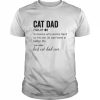 The Best Cat Dad Personalized Cat Dad Shirt Classic Men's T-shirt