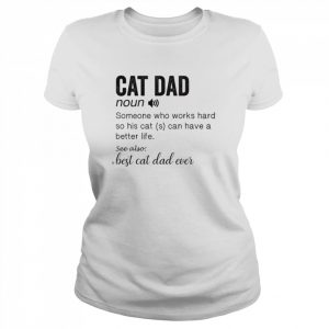 The Best Cat Dad Personalized Cat Dad Shirt Classic Women's T-shirt