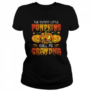 The Cutest Little Pumpkins Call Me Grandma Halloween T-Shirt Classic Women's T-shirt