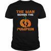 The Man Behind The Pumpkin Halloween Single Dad Shirt Classic Men's T-shirt