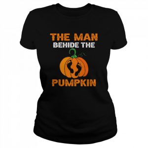 The Man Behind The Pumpkin Halloween Single Dad Shirt Classic Women's T-shirt