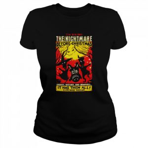 The nightmare before Christmas ghouls witches and vampires  Classic Women's T-shirt