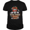 Thick Thighs Spooky Vibes Funny Skull Halloween  Classic Men's T-shirt