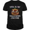 This Is My Halloween Costume Pumpkin Cool Sunglasses  Classic Men's T-shirt