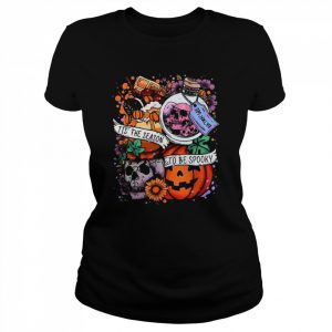 Tis The Season To Be Spooky Great Halloween Pumpkin T Shirt Classic Women's T-shirt