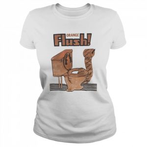 Toilet Orange Flush Super Bowl  Classic Women's T-shirt