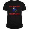 Trump 2024 save the planet  Classic Men's T-shirt