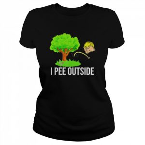 Trump I Pee Outside I Love Peeing Outside Camping Tee Shirt Classic Women's T-shirt