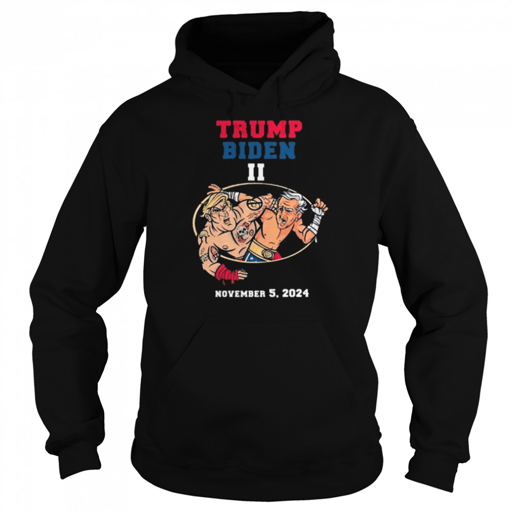 Trump vs biden wrestling season 2 Trump  Unisex Hoodie