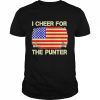 USA American Flag Football I Cheer For The Punter Shirt Classic Men's T-shirt