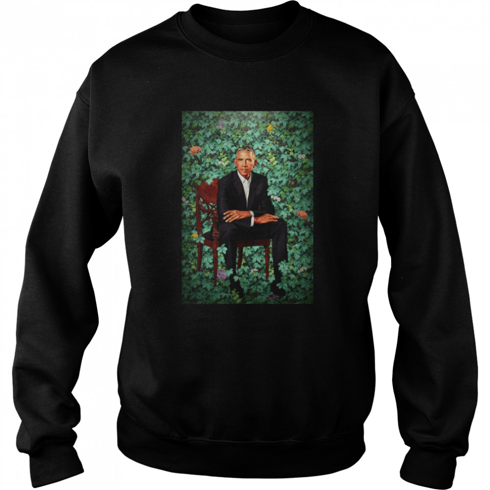 Unframed President Barack Obama Smithsonians National Portrait  Unisex Sweatshirt