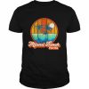 Vintage Miami Beach Florida Summer Vacation Beach Souvenirs Shirt Classic Men's T-shirt