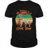 Vintage dog patronus christmas my patronus is a great dane  Classic Men's T-shirt