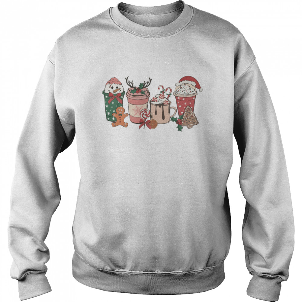 Weihnachten Drinks Boho Kleidung  Unisex Sweatshirt