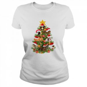 Weird Holiday Merry Cavy Christmas Tree Guinea Pig  Classic Women's T-shirt