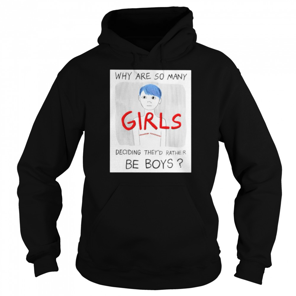 Why are so many girls deciding they’d rather be boys  Unisex Hoodie