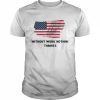 Without Work Nothing Thrives Red And Blue Colors Happy Labor Day T-Shirt Classic Men's T-shirt